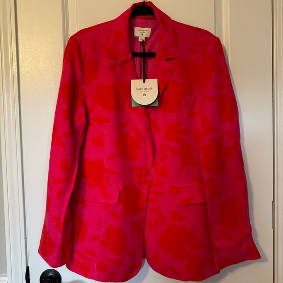 NWT Kate Spade X Target Classic Rose Floral Women's Blazer Size Medium - Picture 9 of 10